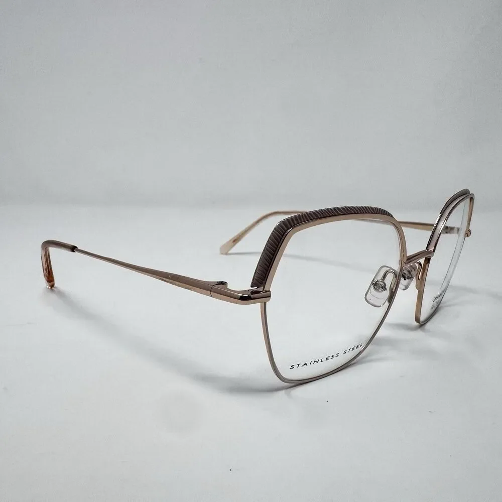Morel Koali 20110K 52-18-140 Eyeglass Frames Rose Gold Pink France